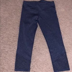 Nordstrom denim blue cropped legging